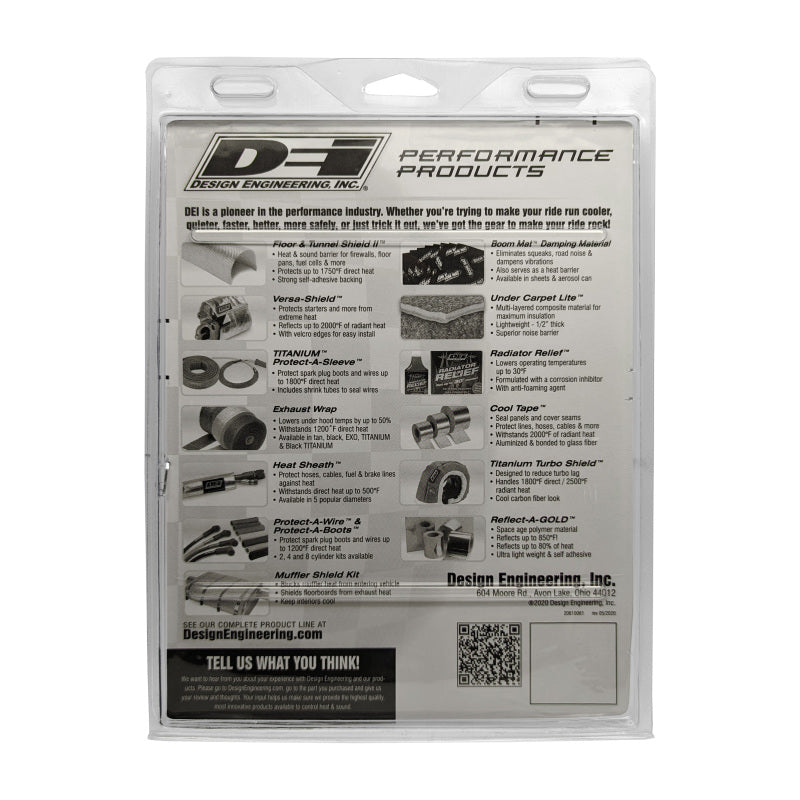 DEI Reflect-A-Cool 12in x 24in Sheet for Radiant Heat Protection