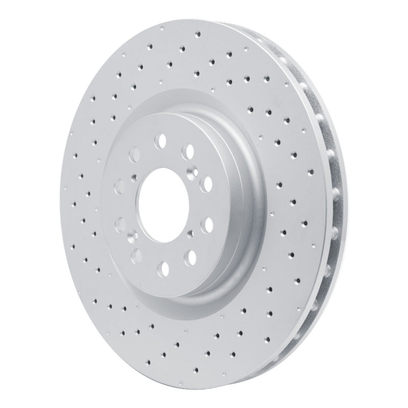 DFC 23-26 Honda Civic Hatchback Front Drilled HiCarbon Alloy Geomet Coated Rotor