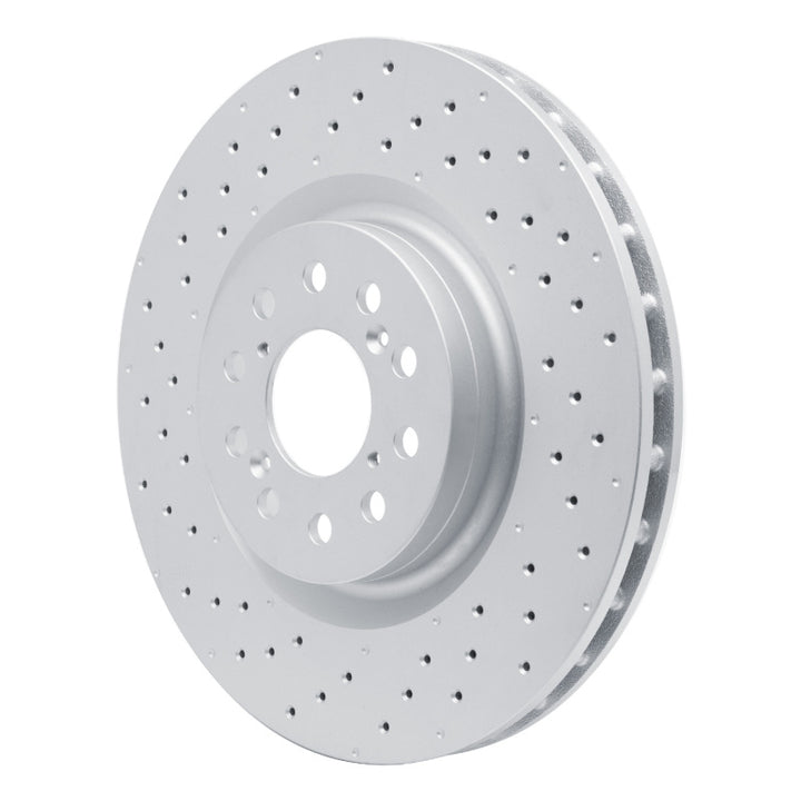 DFC 23-26 Honda Civic Hatchback Front Drilled HiCarbon Alloy Geomet Coated Rotor