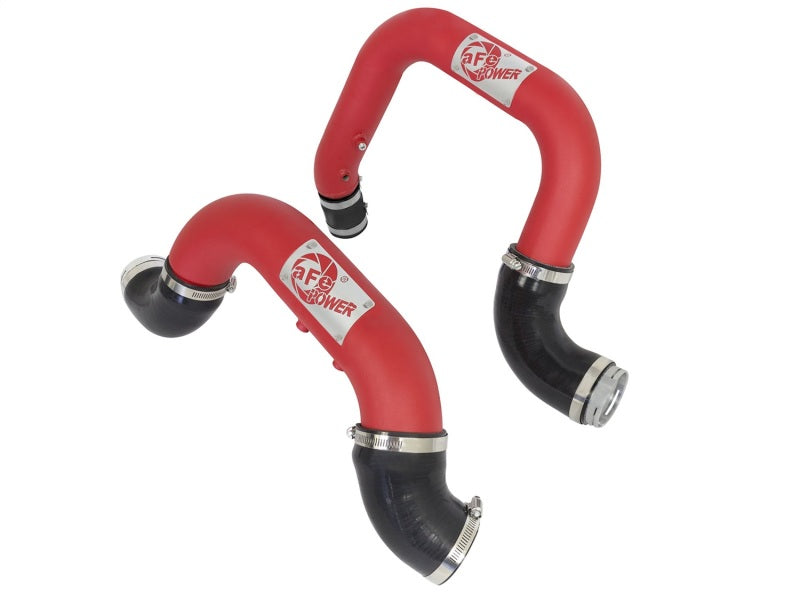 aFe BladeRunner Red Intercooler Tubes Combo for 2016-2022 GM Colorado Canyon I4-2.8L TD