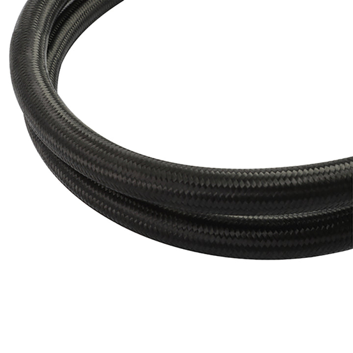 Mishimoto Braided Stainless Steel Hose 15ft -4AN Black