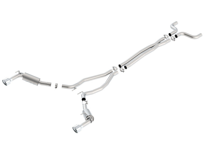 Borla ATAK Cat-Back Exhaust - Chevrolet Camaro 2014-2015 - Chrome Tips