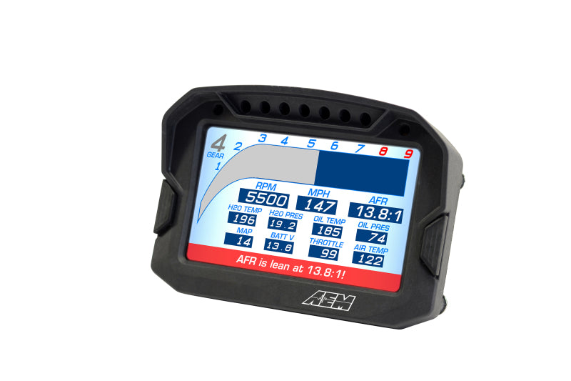 AEM CD-5G Carbon Digital Dash Display w/ Interal 10Hz GPS & Antenna - OneFastShop