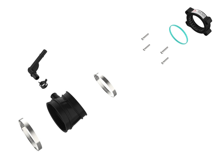 aFe 2020 Vette C8 Silver Bullet Throttle Body Spacer with Factory Intake Blk - OneFastShop