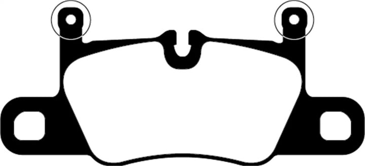 EBC Yellowstuff Rear Brake Pads for 2016-2023 Porsche 911 (991/2 w/Cast Iron Rotors) 3.0TT Carrera - OneFastShop