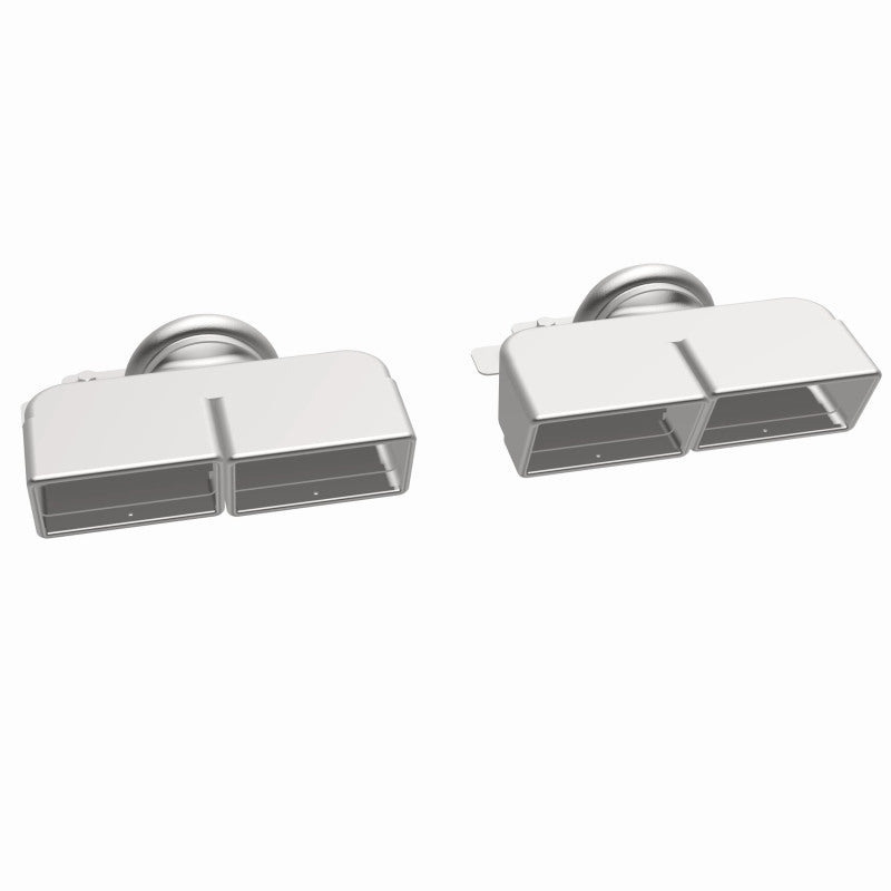 MagnaFlow Tip 1-Set Quad Square for Dodge Challenger, Easy Install