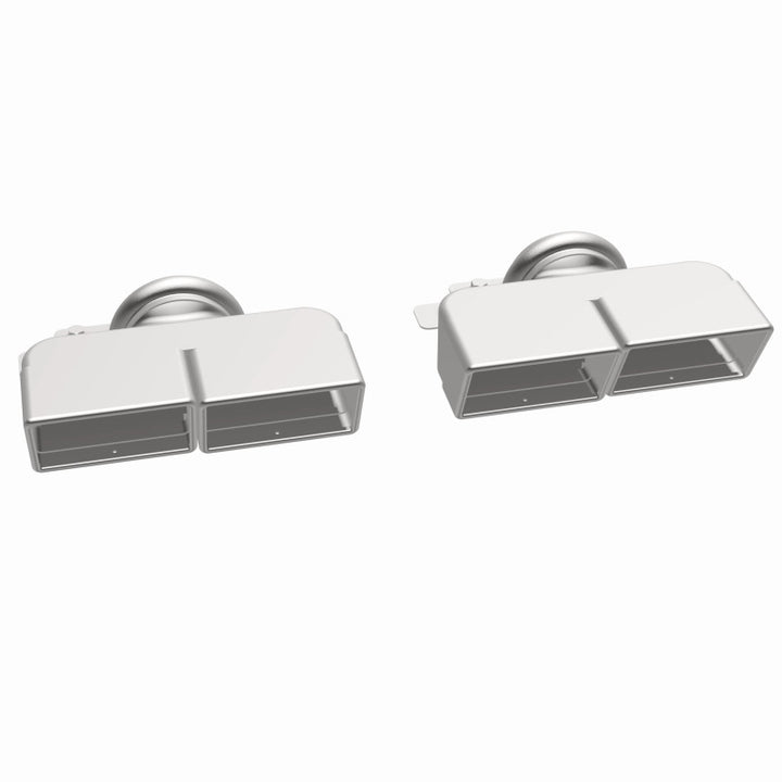 MagnaFlow Tip 1-Set Quad Square for Dodge Challenger, Easy Install