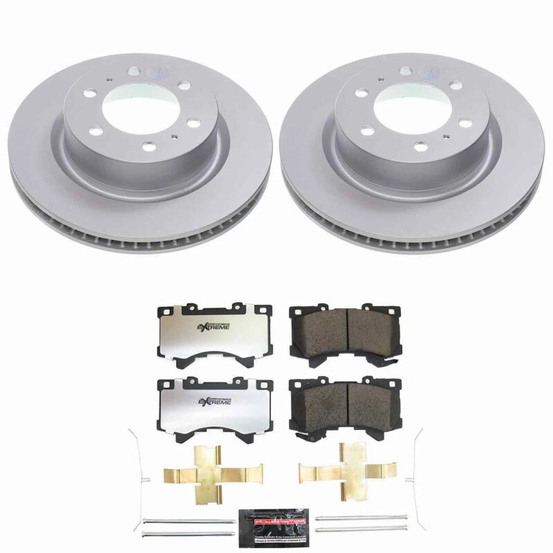 PowerStop Z36 Truck & Tow Coated Front Brake Kit - Toyota Tacoma 2024-2025