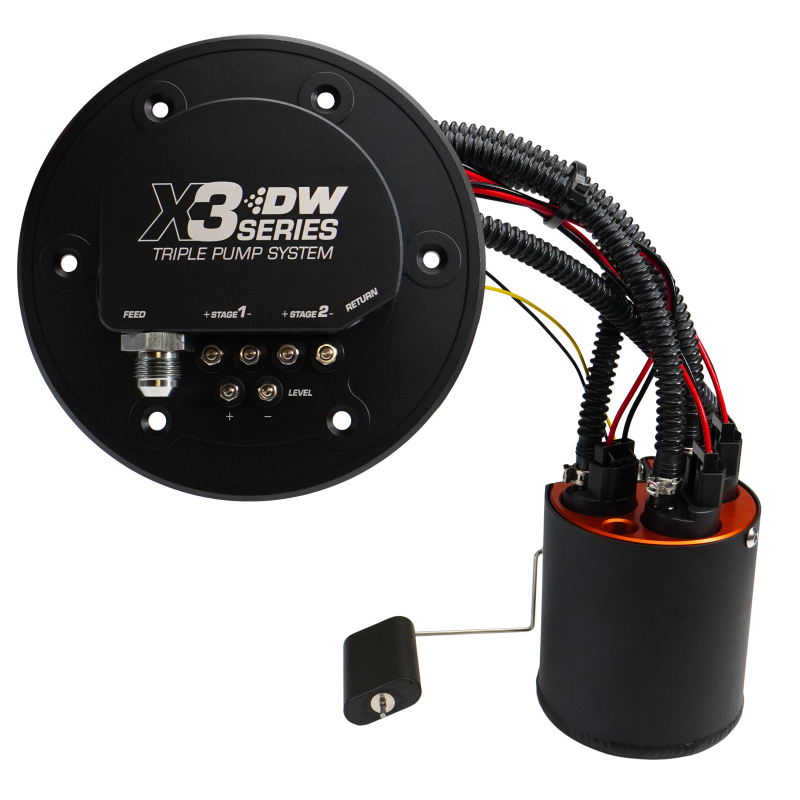 DeatschWerks X3 Fuel Module w/ Dual DW430C Pumps & Install Kit - 1998-2004 Ford Mustang