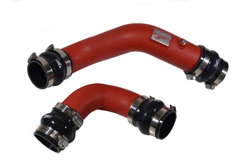 Injen Aluminum Intercooler Piping Kit Wrinkle Red for 17-19 Honda Civic Type R