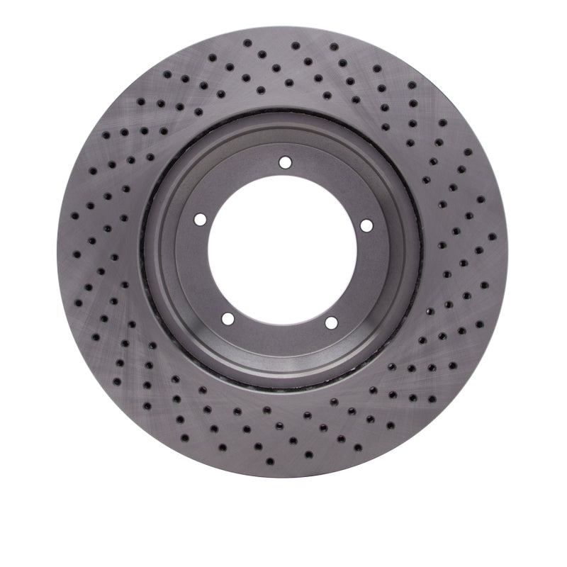 DFC Drilled Left Front Brake Rotor - Porsche 911 1982-1989, image 3