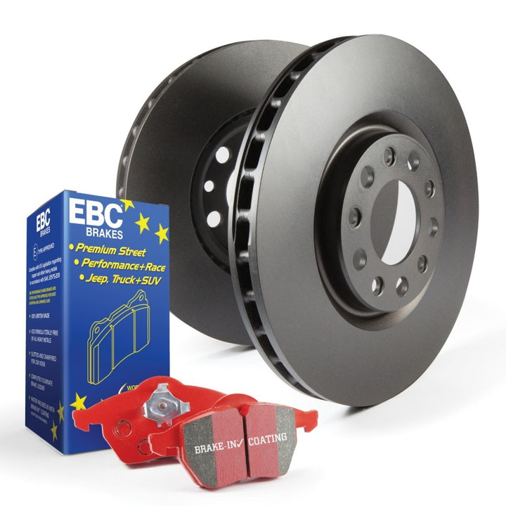 EBC S12 Kits Redstuff and RK Rotors Brake Kit - BMW 528i (2010-2016) - OneFastShop