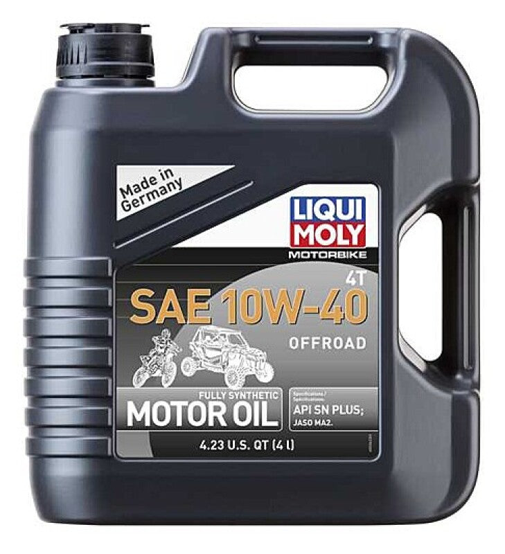 LIQUI MOLY Motorbike 4T 10W40 Offroad Oil 4L - Honda CRF250R Honda CRF250X Honda CRF450R