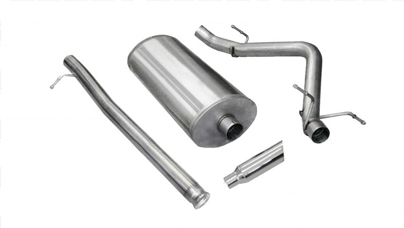 CORSA Performance Polished Sport Cat-Back Exhaust for 2010-2013 Chevrolet Silverado 1500 4.8L V8 Ext. Cab/Std. Bed
