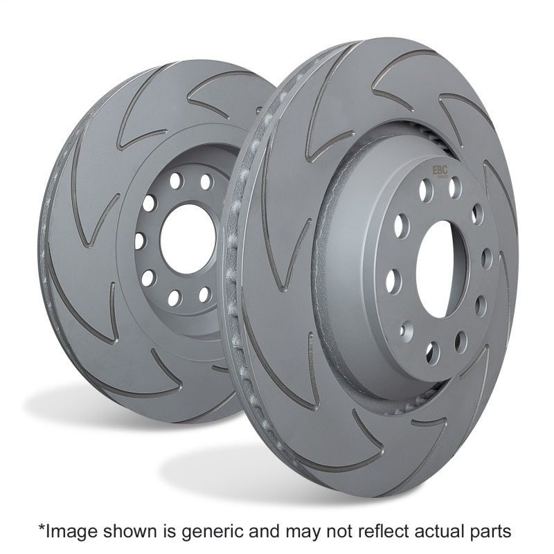 EBC BSD Slotted Rear Brake Rotors - Chevrolet Silverado / Cadillac Escalade 2007-2018 - Pair