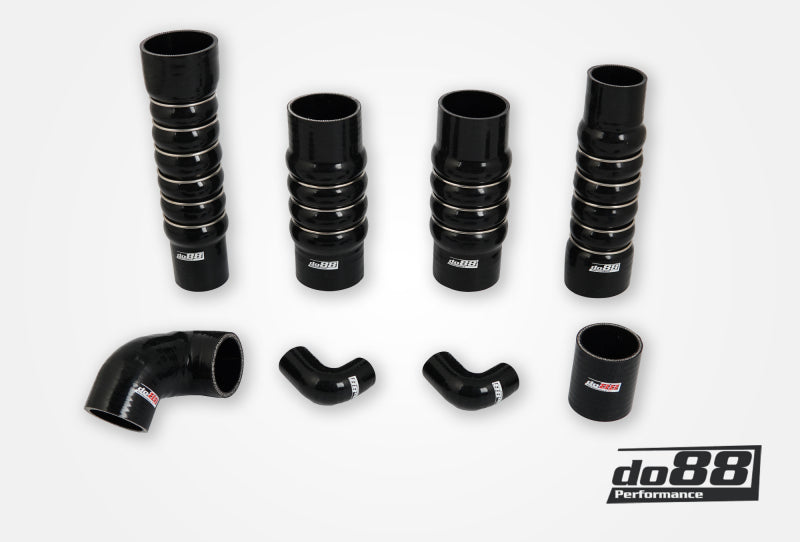 do88 Silicone Pressure Hose Kit - Audi RS4 (B5) 2000-2002 - Black