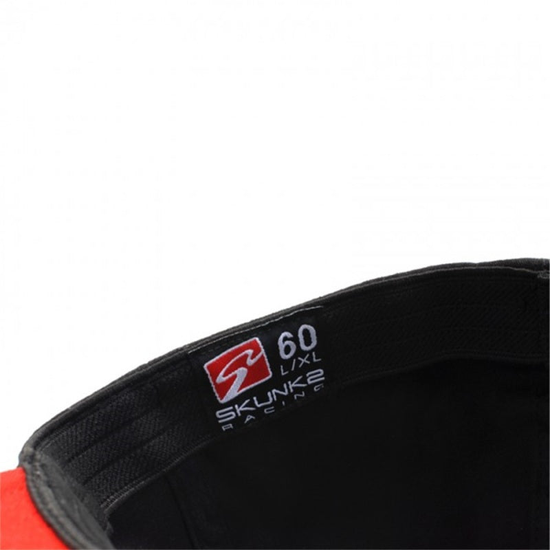Skunk2 Racing Cap with Racetrack Logo - Black (L/XL) - OneFastShop