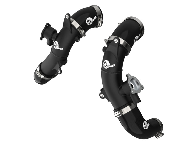 Afe BladeRunner 2.5in Aluminum Hot Charge Pipe - Black for 2022 Toyota Tundra V6-3.5L (TT) - OneFastShop