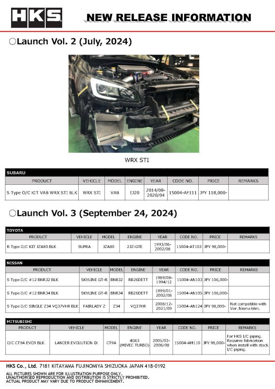 HKS S-Type Oil Cooler Kit - Honda Civic Type R FK8 2017-2021 - Black, image 6