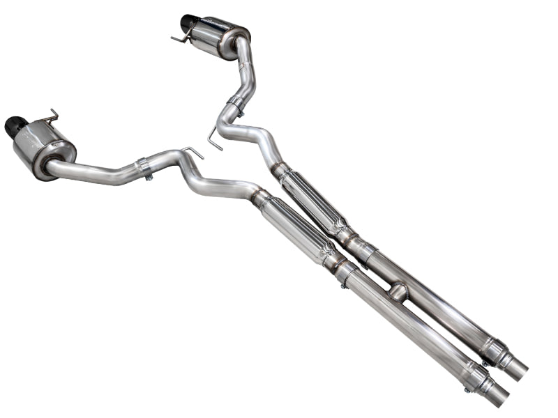 AWE Touring Catback Exhaust for 2024 Ford Mustang GT Fastback S650 RWD with Dual Diamond Black Tips