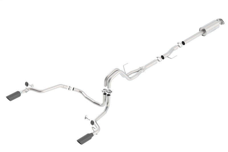 Borla Cat-Back Exhaust System 15-16 Ford F150 3.5L EcoBoost Black Chrome ATAK Single Split Rear Exit