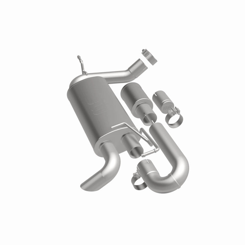 MagnaFlow 07-18 Jeep Wrangler JK Axle-Back Exhaust System Easy Install