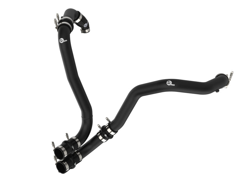 aFe BladeRunner 2.5 in Hot Charge Pipe - Ford F-150 3.5L 2021-2025 - Black