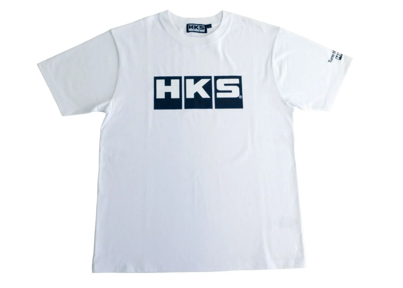 HKS T-Shirt - White, Size 2L