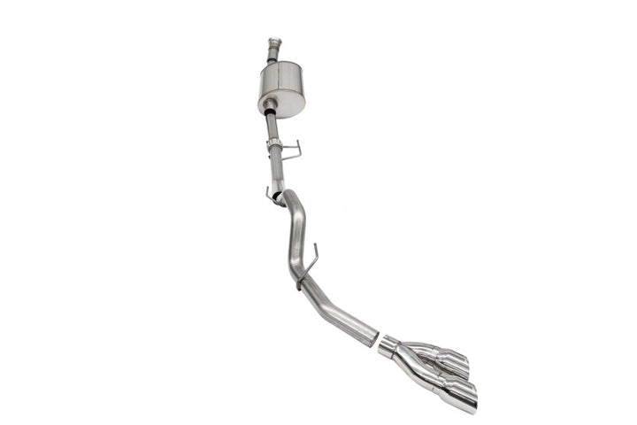 CORSA Performance Cat-Back Exhaust System 2021-2024 Ford F-150 SuperCab 3.5L V6 Polished Single Side Exit
