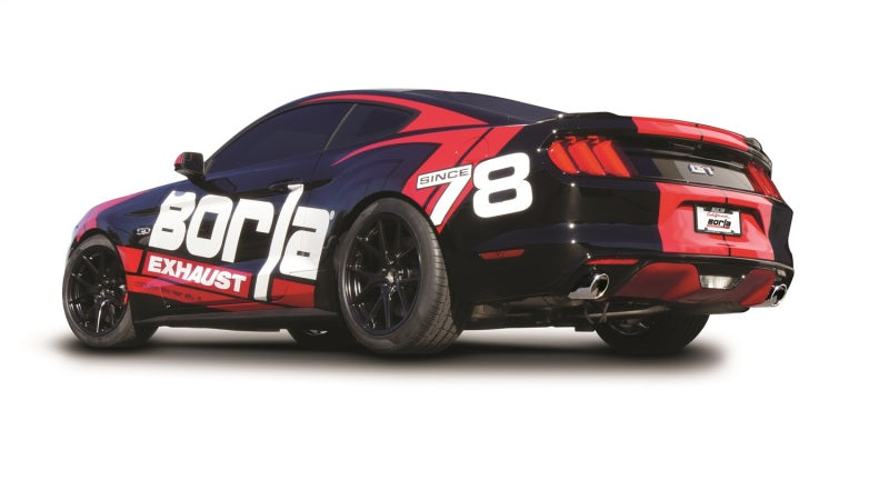 Borla Atak Cat-Back Exhaust System 15-17 Ford Mustang GT 5.0L V8 3in Pipe 4in Tip