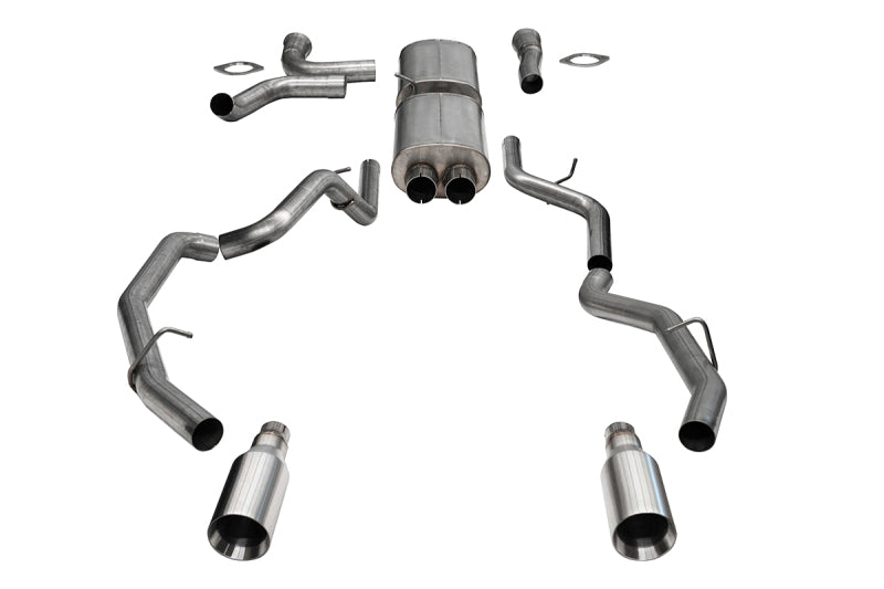CORSA Satin Tip Pro Series Cat-Back Exhaust - Ram 1500 RHO 2025-2026