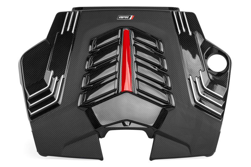 APR Twill Carbon Fiber Engine Cover - Audi Q8 / Porsche Cayenne / Lamborghini Urus 2019-2027