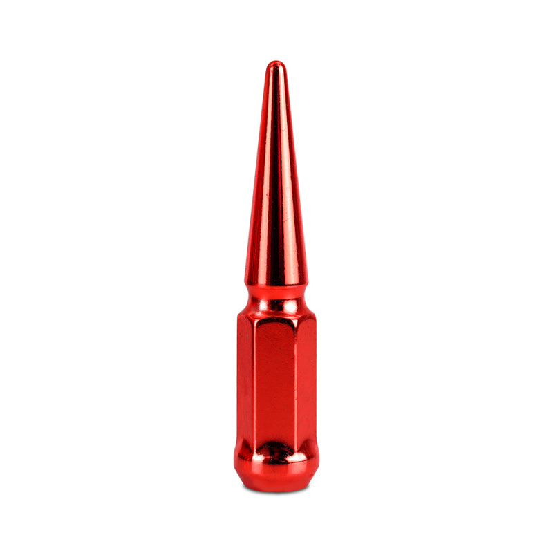Mishimoto Steel Spiked Lug Nuts M14 x 1.5 24pc Set - Red, image 4