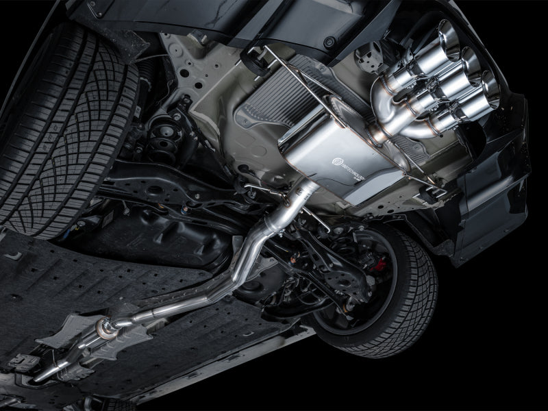 AWE Tuning Touring Edition Exhaust with Triple Chrome Silver Tips for 2024 Acura Integra Type S DE5