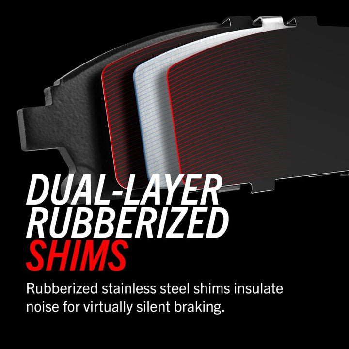 PowerStop Z16 Evolution Ceramic Rear Brake Pads for 2019 BMW 330i