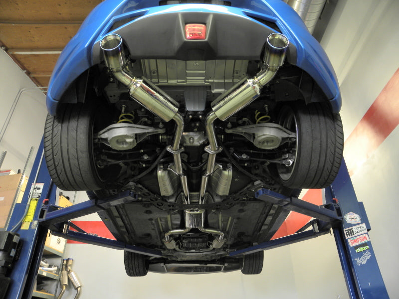 Injen Dual 60mm Stainless Steel Cat-Back Exhaust with Resonated X-Pipe - Nissan 370Z (09-20)