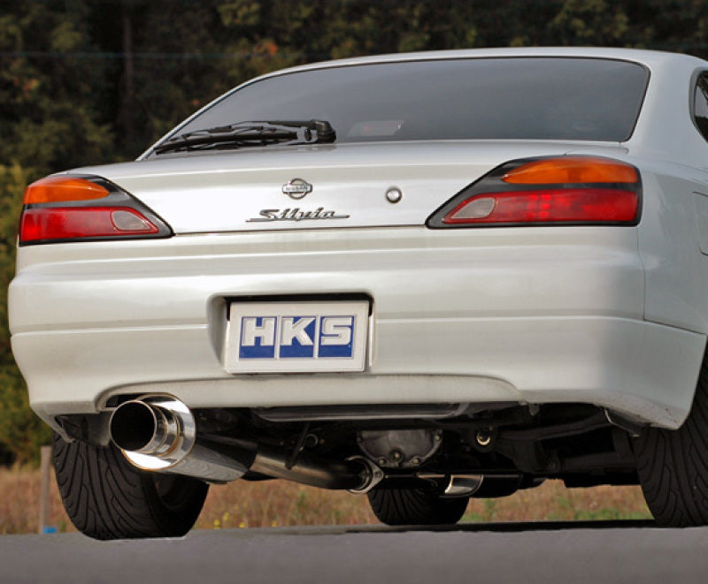 HKS SILENT Hi-Power Exhaust for S15 SR20DET Street Performance Muffler Compatible Fitment - OneFastShop