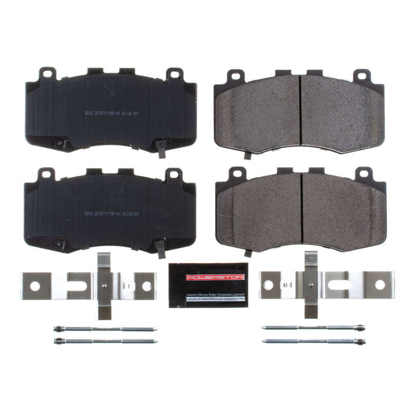 PowerStop Z23 Evolution Sport Brake Pads with Hardware for 2018-2019 Jeep Grand Cherokee - OneFastShop