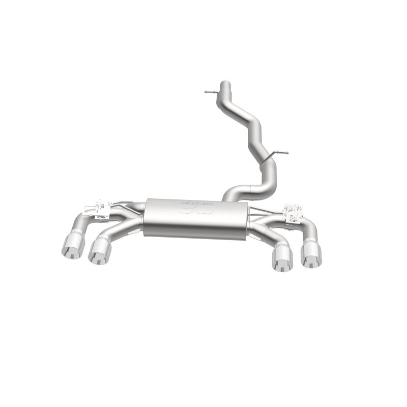 MagnaFlow Exhaust System for 2015-2017 VW Golf R - Polished SS Quad Tips