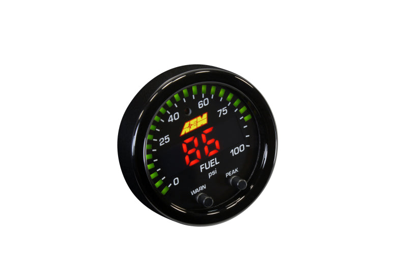 AEM X-Series Pressure Gauge 0-100 PSI