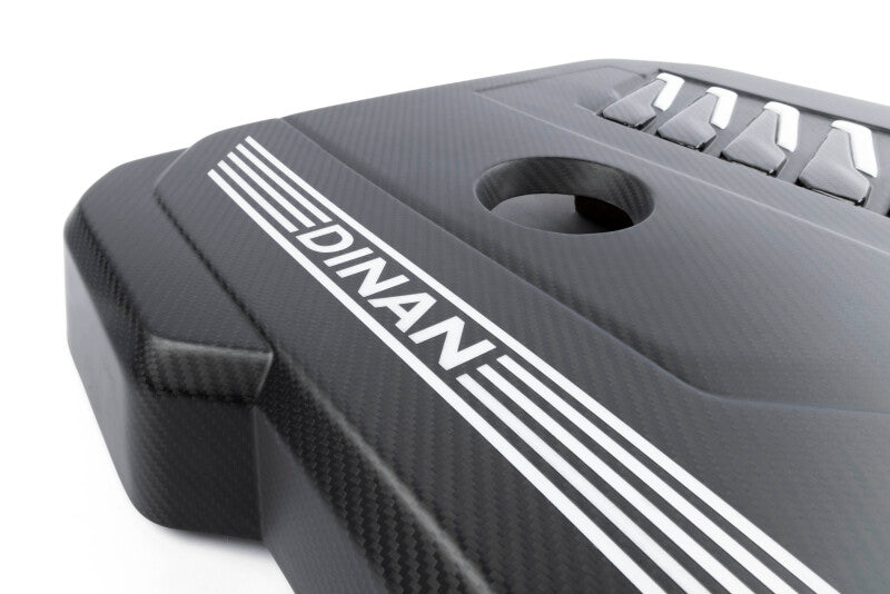Dinan Carbon Fiber Engine Cover BMW B58D 2020-2026 - Matte Twill with Gloss Accents, image 10
