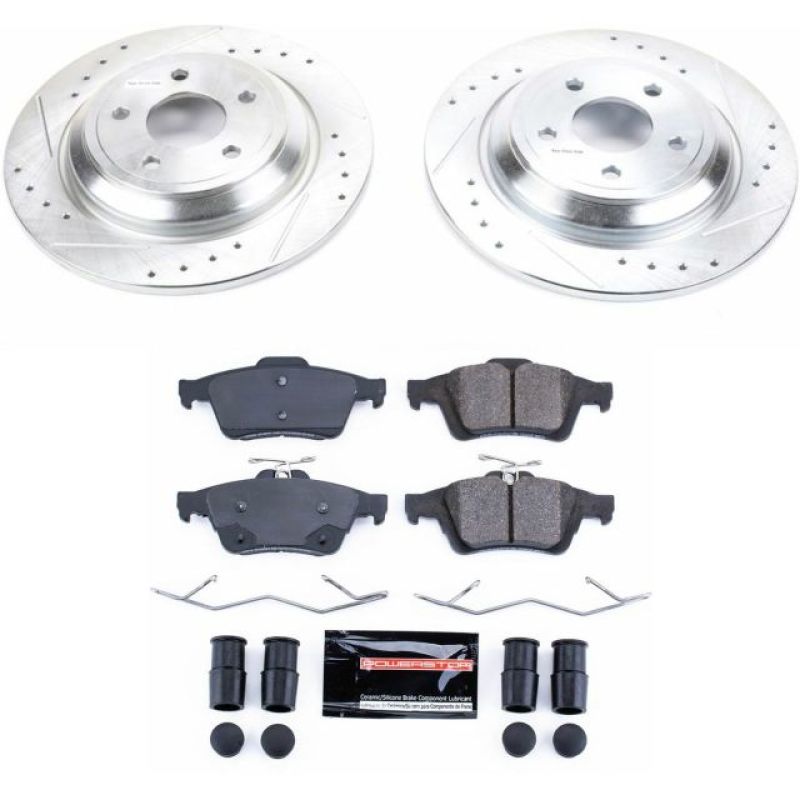 PowerStop Z23 Evolution Sport Rear Brake Kit - Ford Focus RS 2016-2018