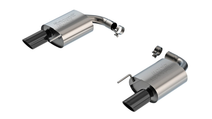 Borla S-Type Axle Back Exhaust for 2024-2025 Ford Mustang Eco Boost 2.3L with Black Chrome Tips