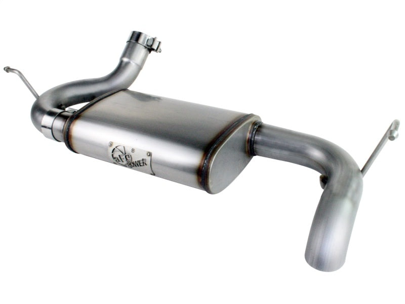 AFe MACHForce XP 2.5in Axle-Back Exhaust for 07-17 Jeep Wrangler V6-3.6/3.8L - OneFastShop