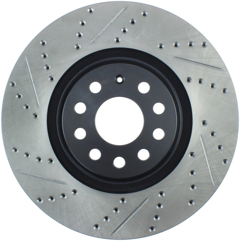 StopTech Slotted & Drilled Sport Brake Rotor for Audi A3 Q3 S3 Volkswagen Arteon Golf GTI Jetta Tiguan - OneFastShop