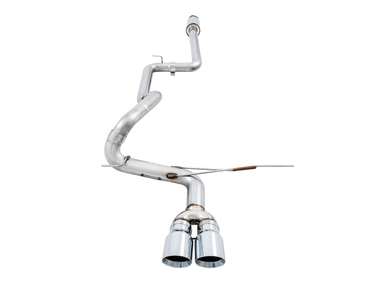 AWE Tuning Track Edition Cat-Back Exhaust for Ford Focus ST - Chrome Silver Tips (2013-2018)