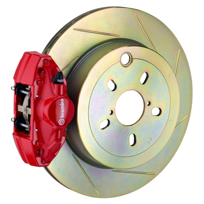 Brembo Rear GT Big Brake Kit 2-Piece Cast Red for 12-16 FRS with Electric Park Brake