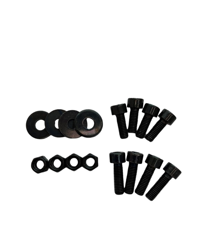 SPARCO Seat Hardware Spacer Kit Bottom Mount Black Zinc