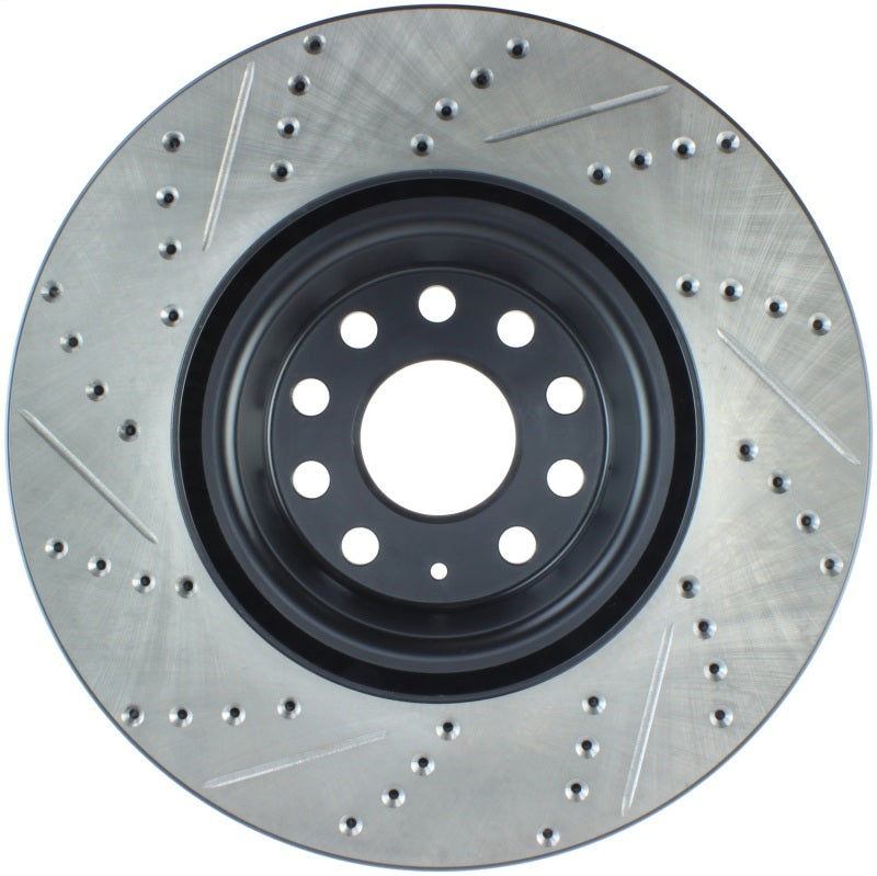 Stoptech Slotted & Drilled Sport Brake Rotor for Audi A3 Q3 S3 Volkswagen Arteon GTI Jetta Tiguan 2014-2023 - OneFastShop