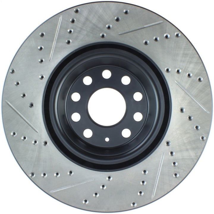 Stoptech Slotted & Drilled Sport Brake Rotor for Audi A3 Q3 S3 Volkswagen Arteon GTI Jetta Tiguan 2014-2023 - OneFastShop